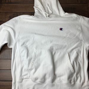 white champion hoodie